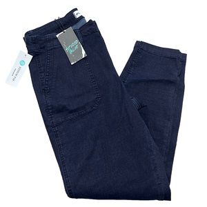Stitch Fix Studio Blue Sophia Utility Pocket Pants 12 NWT